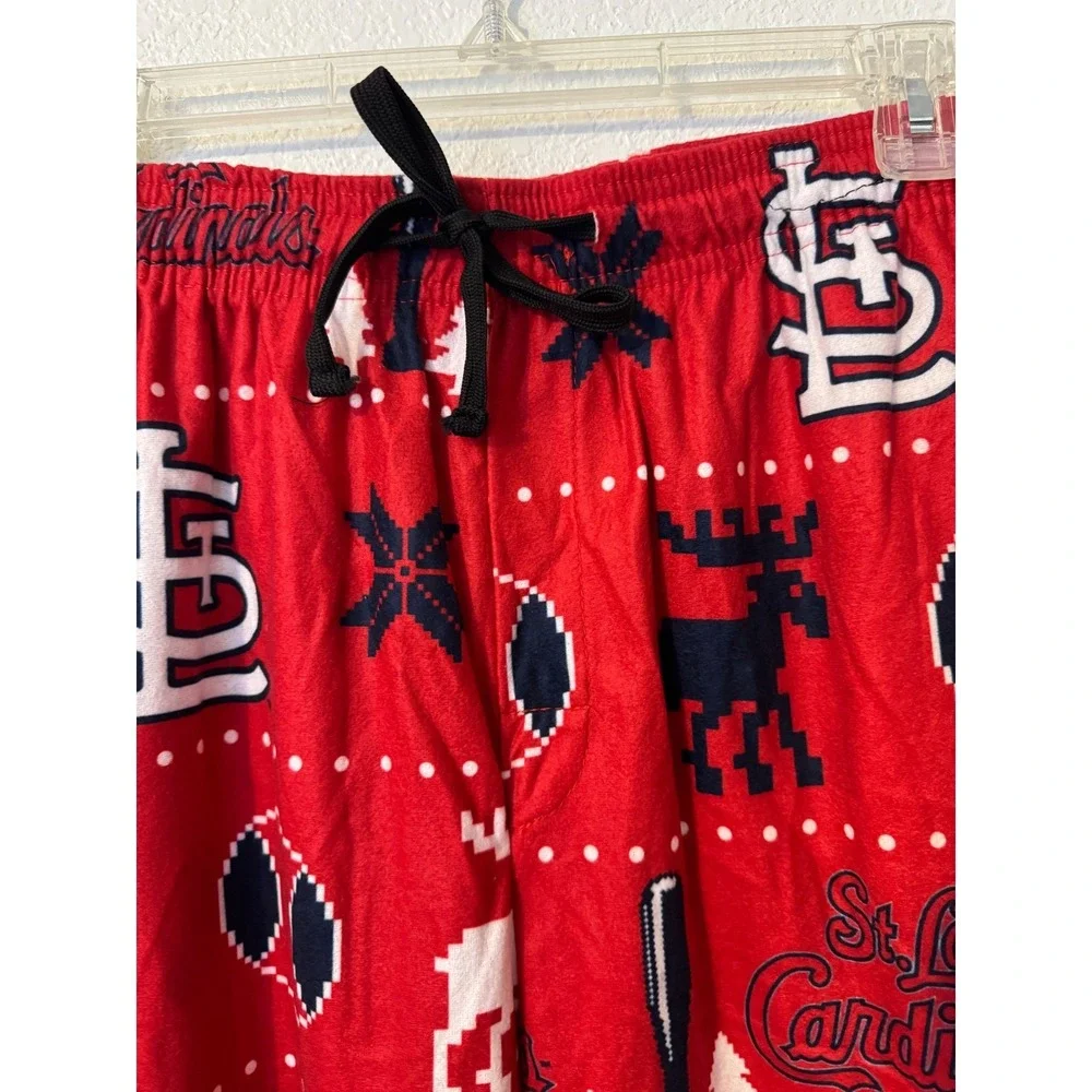 St. Louis Cardinals MLB Christmas‎ Pajama Set Womens XL Red Holiday Moose